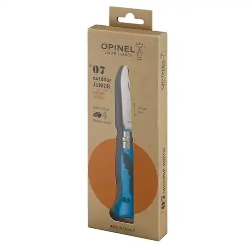 Schnitzmesser Kinder Opinel Outdoor Junior – rostfrei – blau