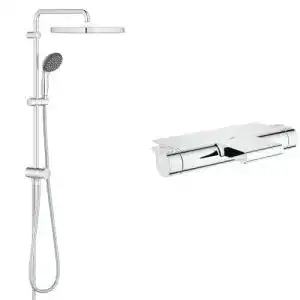 Grohe Duschsystem Grohe Vitalio Start 250 Cube, Duschsystem