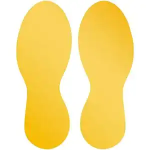 Fußabdruck-Aufkleber Durable 104704 Bodenaufkleber, ablösbar