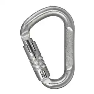 HMS-Karabiner ALIENS Karabinerhaken aus Stahl D Stahl Trilock