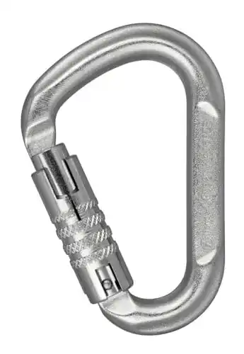 HMS-Karabiner ALIENS Karabinerhaken aus Stahl D Stahl Trilock