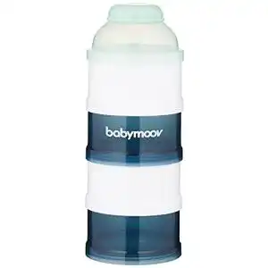 Milchpulver-Portionierer Babymoov, arctic blue, 4 Fächer