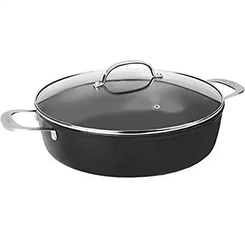 Schmorpfanne 32 cm IBILI Brat-/Schmorpfanne Titan rund