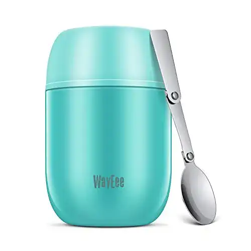Thermo-Lunchbox WayEee, 450ml, Edelstahl mit Löffel