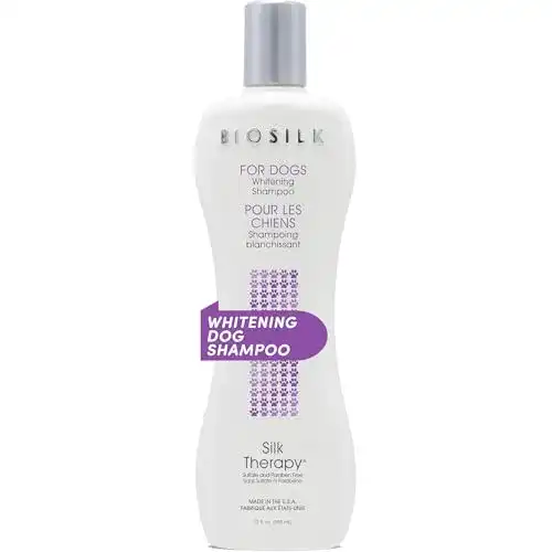 BioSilk BioSilk for Dogs pflegendes Aufhellungsshampoo