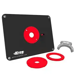 Einlegeplatte Oberfräse Kreg Tool PRS4034 vorgebohrtes Triton