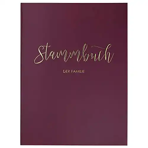 Stammbuch DeinWeddingshop, Deluxe Serie, Hardcover 16x21cm
