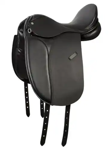 Vielseitigkeitssattel PFIFF Dressursattel New Lord, schwarz 17,5