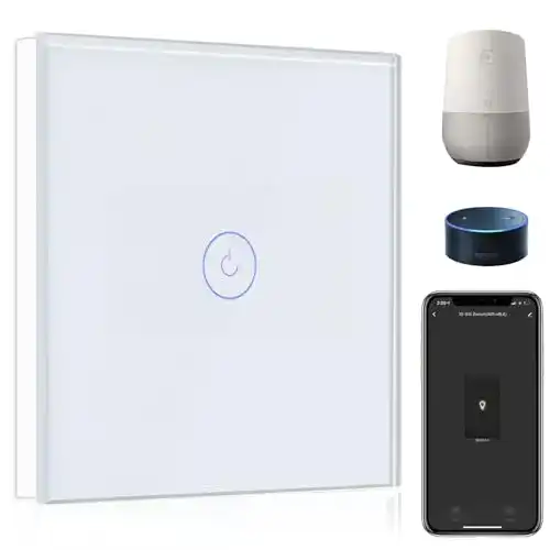 Bseed-Lichtschalter BSEED Smart Alexa Lichtschalter 1 Fach 1 Weg