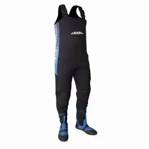 Neopren-Wathose Jenzi , schwarz, Fishing, Gr. 41/42