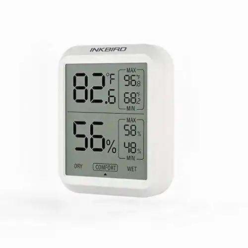 Thermometer Inkbird ITH-20 Digitales Hygrometer, LCD Bildschirm
