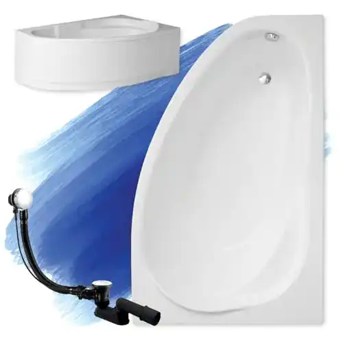 Eckbadewanne Polimat BADLAND Eckwanne Marea RECHTS LINKS