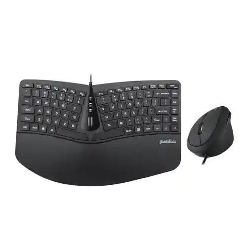 Tastatur ohne Nummernblock Perixx PERIDUO-406, Mini-Tastatur