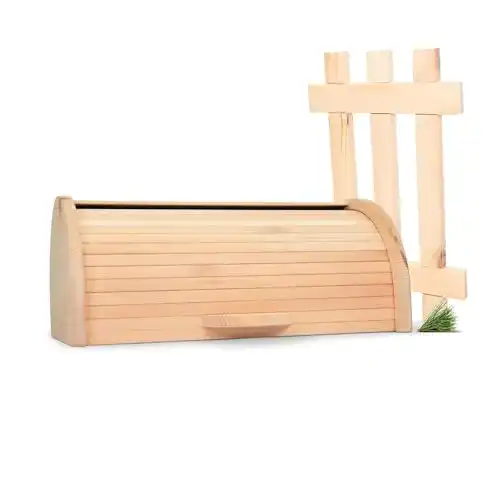 Brotkasten Zirbenholz Zirbelino “elegant” mit Rollo
