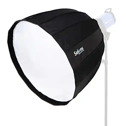 Softbox Selens 70cm 16 Rods Deep Parabol Schnell Abbau
