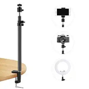 Klemmstativ Jooheli Tisch Lichtstativ 45-75 cm einstellbar