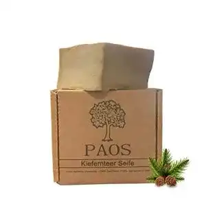Teerseife PAOS Kiefernteer Seife, ca.180g, Naturseife, traditionell