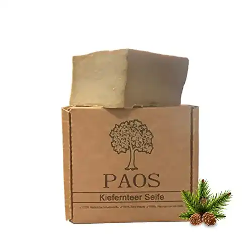 Teerseife PAOS Kiefernteer Seife, ca.180g, Naturseife, traditionell