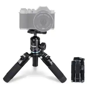 Tischstativ Rollei Compact Traveler Mini M1, Schwarz, leicht
