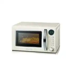 Severin-Mikrowelle SEVERIN 2-in-1 Retro mit 5 Leistungsstufen