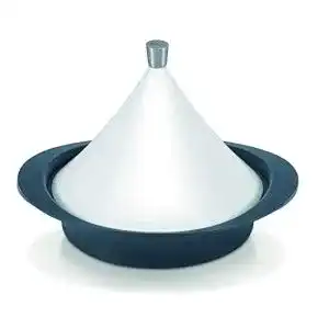 Tajine Beka, Gusseisen, Silber, 28 cm, 2