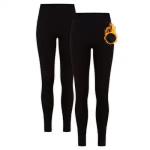 Thermoleggings HEATEX Damen Thermo mit Fleece Blickdicht