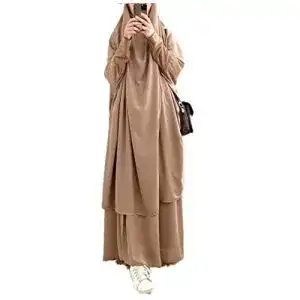Burka Bohen Muslimisches Zweiteiliges Gebetskleid für Frauen