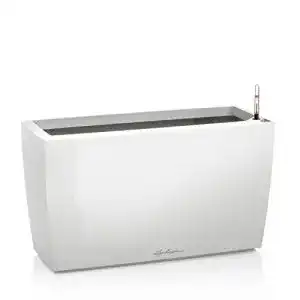 Blumenkästen mit Wasserspeicher Lechuza Cararo Premium, Weiß