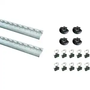 Airlineschiene LOADCARE Starterset! 2x2m Zurrschiene halbrund