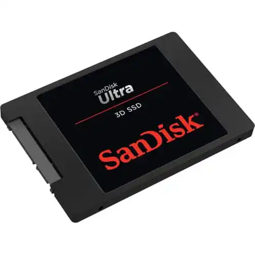 SSD (4TB) SanDisk Ultra 3D SSD 4 TB, lesen mit bis zu 560 MB/Sek.