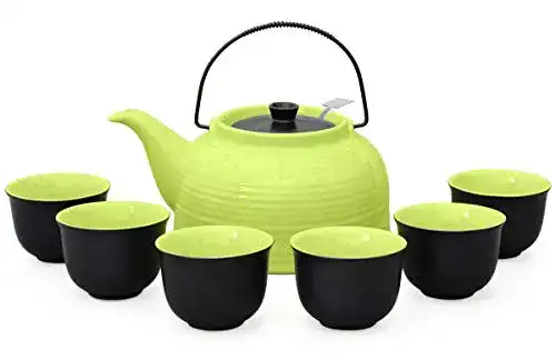 Teeservice Aricola „Nelly“ Moderne Teekanne 1,5 Liter, Keramik
