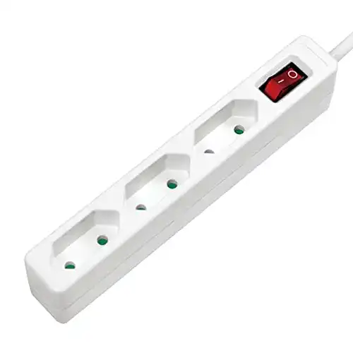 schmale Steckdosenleiste LogiLink LPS230 3-fach Steckdosenleiste