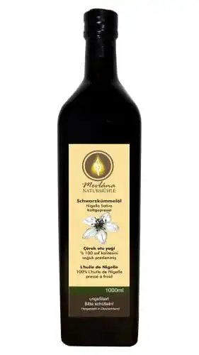 Schwarzkümmelöl Mevlâna Naturmühle, ägyptisch, 1 l