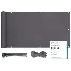 Sichtschutz Sekey Balkonabdeckung 90 x 600cm, mit Ösen