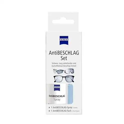Die beste Antibeschlag Zeiss, Spray, 15ml, inkl. Brillen-Reinigungstuch 2026 Test Bestseller Antibeschlag Zeiss, Spray, 15ml, inkl. Brillen-Reinigungstuch