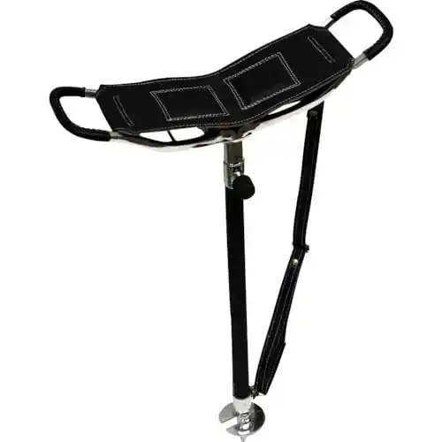 Sitzstock EUROHUNT Unisex – Erwachsene Sitz, Schwarz