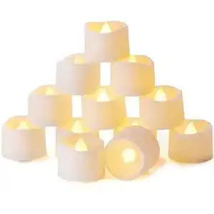 LED-Teelichter mit Timer Homemory 12 led teelichter mit Timer