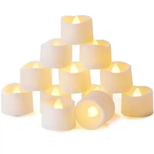 LED-Teelichter mit Timer Homemory 12 led teelichter mit Timer