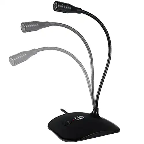 PC-Mikrofon KLIM Talk USB, Standmikrofon PC und Mac