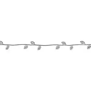 Wachsstreifen Rayher 3109822 Wachs-Borte, silber, Länge 21 cm