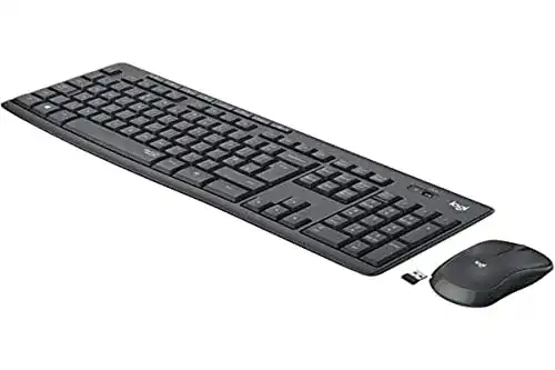 Logitech-Tastatur-Maus-Set Logitech MK295 kabelloses Set