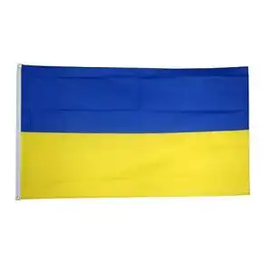 Ukraine-Flagge Flaggenfritze Flagge Ukraine + gratis Sticker