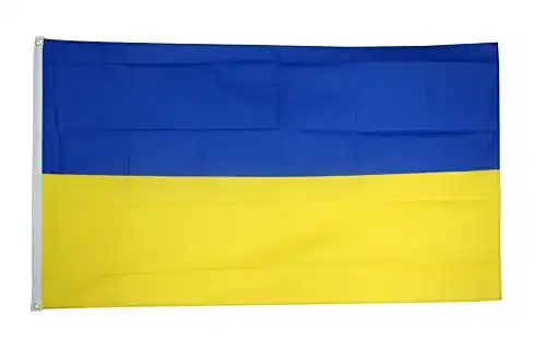 Ukraine-Flagge Flaggenfritze Flagge Ukraine + gratis Sticker