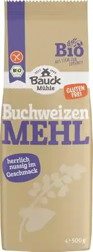 Buchweizenmehl Bauckhof Vollkorn glutenfrei Bio (2 x 500 gr)