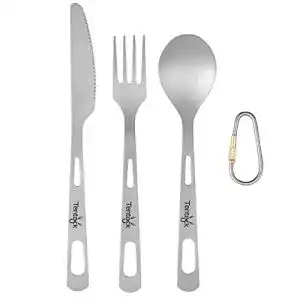 Camping-Besteck-Set Tentock Titan Besteck Set Löffel Spork Messer