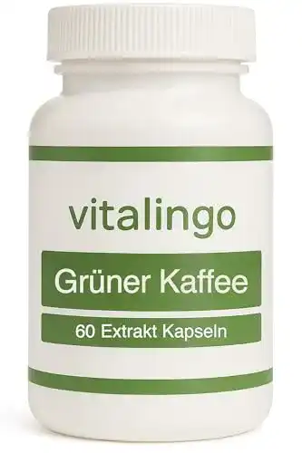 Grüner Kaffee vitalingo Extrakt – Hochdosiert 50% Chlorogensäure