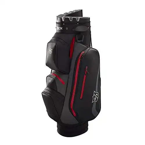 Wasserdichte Golfbags Wilson Staff Golftasche, iLOCK Cart Bag, Trolleytasche,