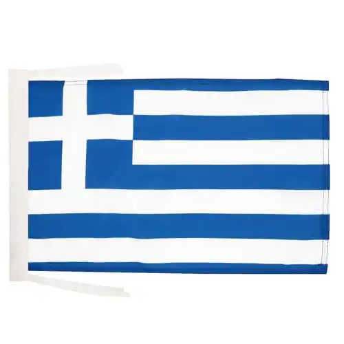 Griechenland-Flagge AZ FLAG GRIECHENLAND 45x30cm, Kordel
