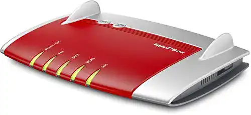 Fritzbox AVM 4023125027338 Router, Rot, Weiß, Router