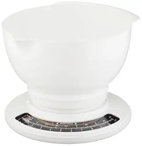 Küchenwaage analog Soehnle Culina Pro 5 kg, mit Rührschüssel